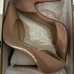 Christian Louboutin Tan Stiletto Heels